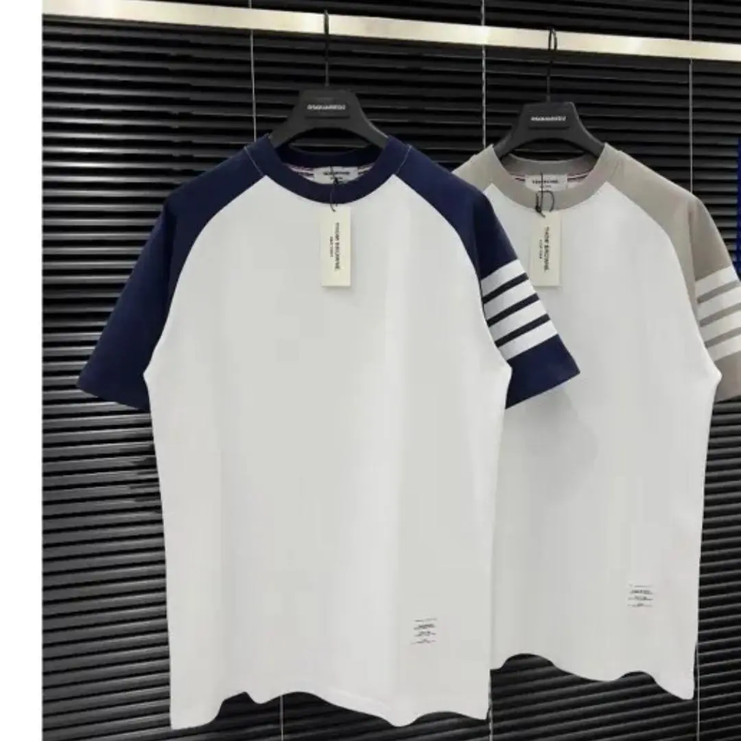 Áo Phông Nam,nữ cổ tròn UNISEX Thôm Phối 4 Vạch phong cách đường phố Siêu Đẹp chất liệu cotton khô cao cấp co giãn 4c thoáng mát Menswear