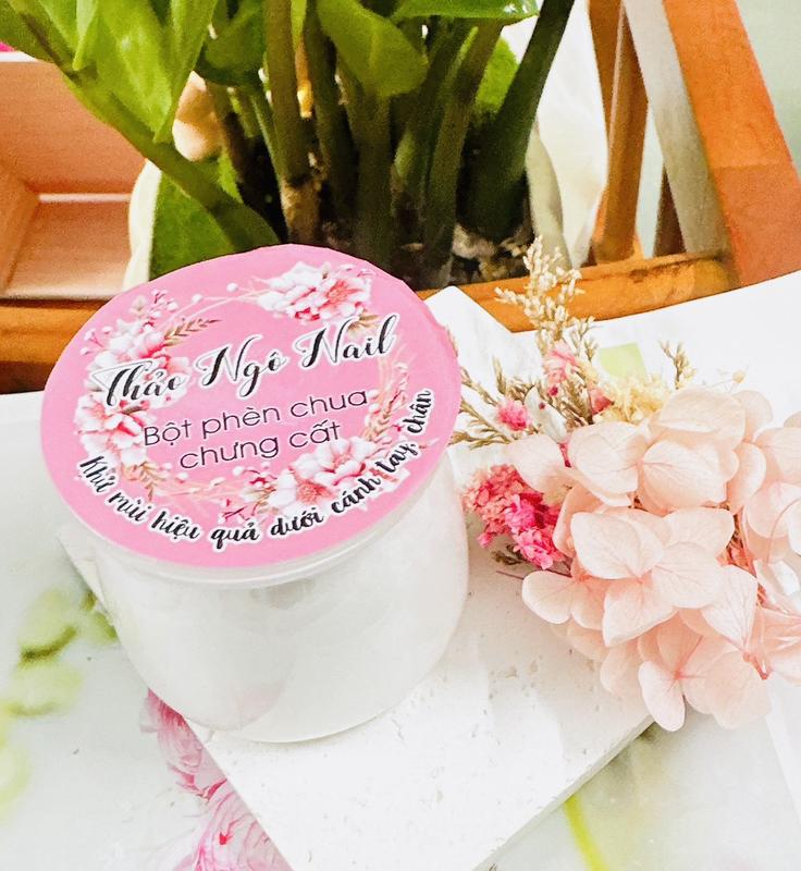 Bột Phèn Chua Chưng cất , bột mịn khử mùi dưới cánh tay chân hiệu quả ( hủ 100gr)