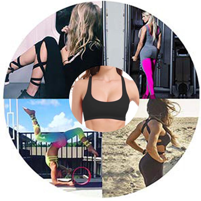 Product Introduction of Spring/Summer Cross Back Sports Vest, High Strength Shockproof Underwear, Yoga Fitness Running Bra 12
