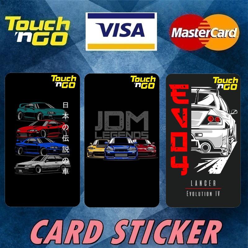 [JDM CAR] ATM , Bank Debit Credit Card & Touch N Go Sticker Cover ...