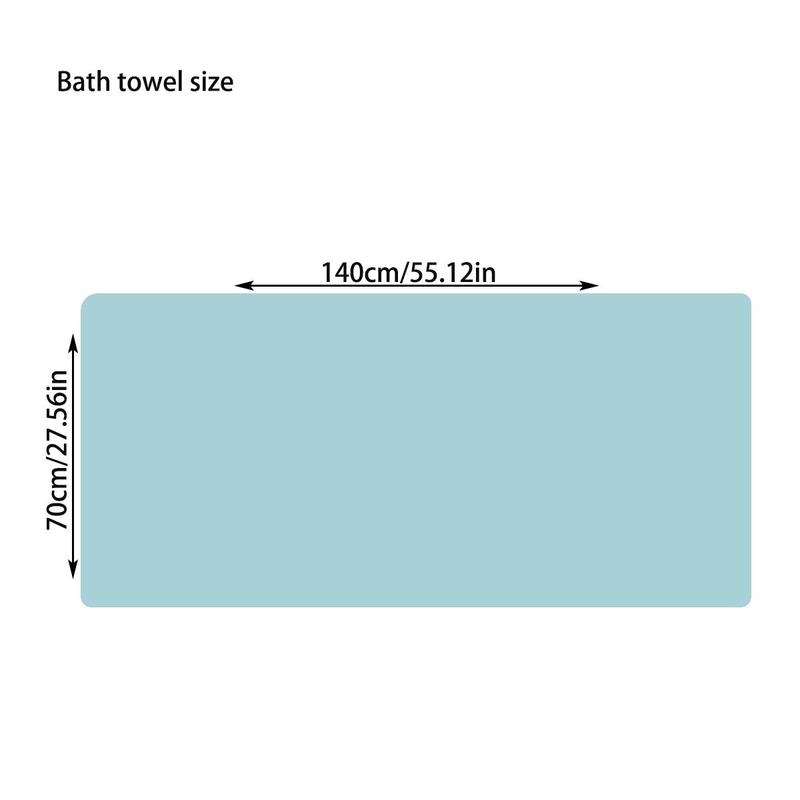 Soft Comfortable Hand Towel, 1 Count Coral Fleece Cozy Bath Towel, Water Absorption Shower Towel for Home Bathroom Washroom, Bathroom Accessories, Home Essentials 3