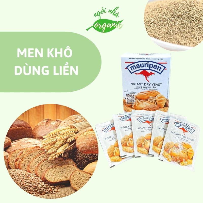Men nở khô Mauripan làm bánh mì - Instant Dry Yeast