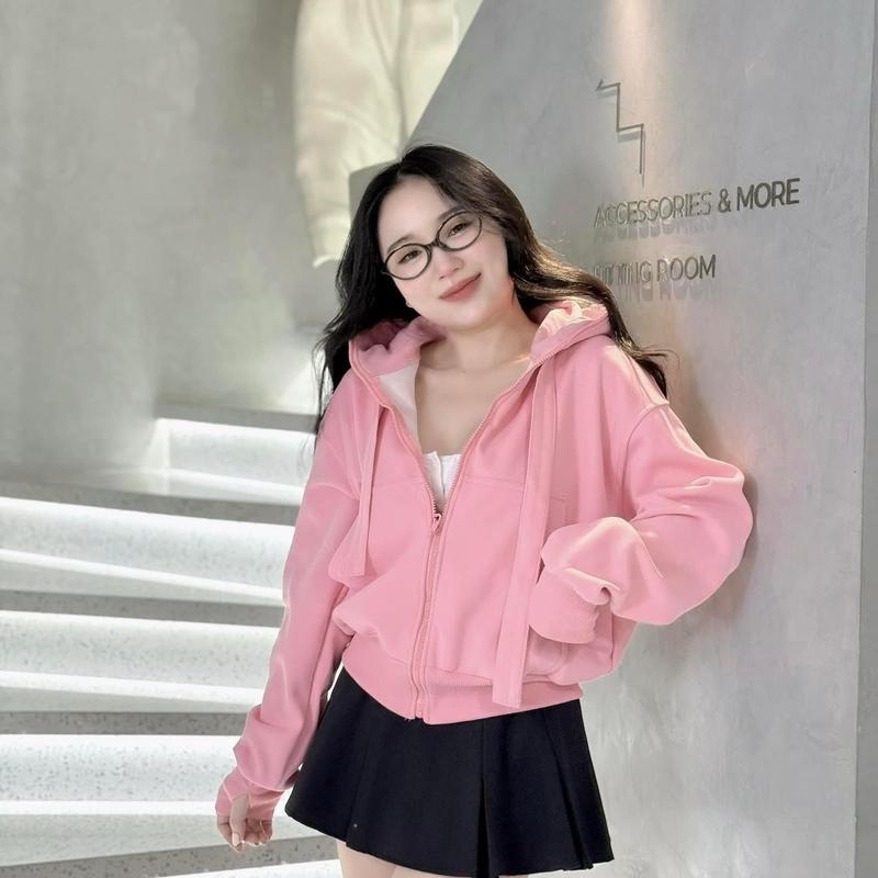Áo khoác dây nón to 6 túi by Đào Tuyền Store Top hoodie women Voi