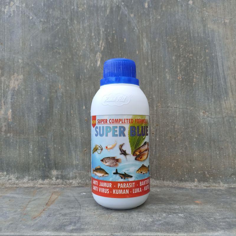 SUPER BLUE 250 ML Obat Biru Obat Ikan Anti Bakteri Virus Jamur Parasit 2