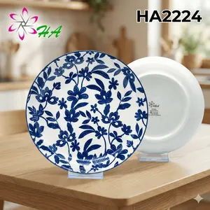 HA Piring Makan Motif Style Elegan / Piring Satuan Motif Cantik