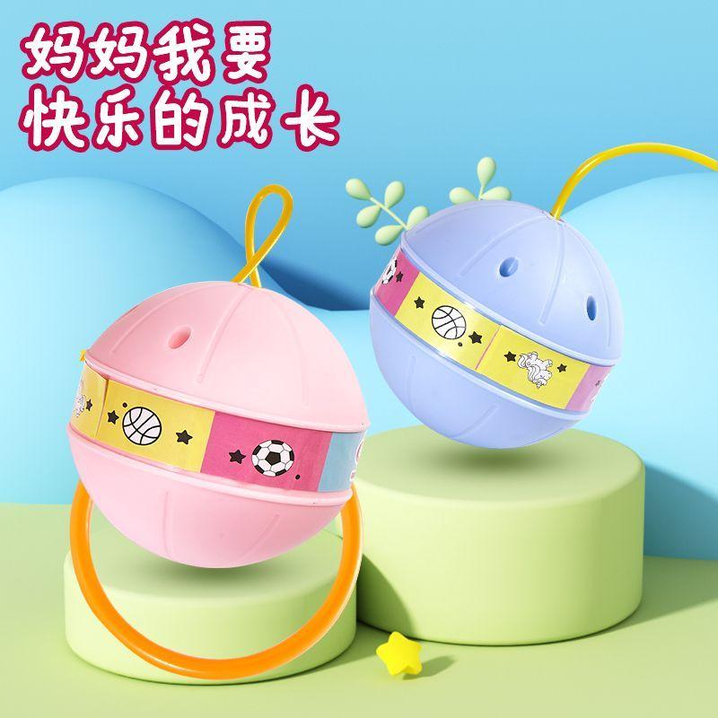 Đồ chơi bóng phát sáng và bộ dây nhảy bóng, hoàn hảo cho trẻ em, để tập thể dục thể chất và phát triển khả năng phối hợp tay chân của trẻ 6
