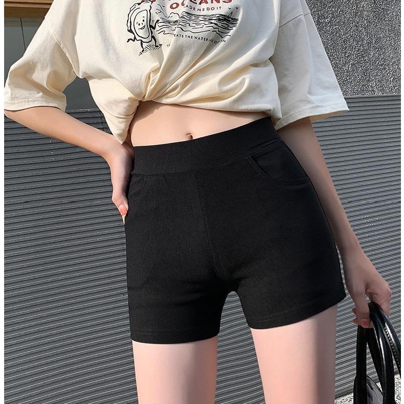 [ NEW ] COMBO 3 Quần Short Dáng Ngắn CÓ TÚI Chất Cotton Co Dãn Ôm Dáng BIGSIZE 40-80kg biker Nữ Women