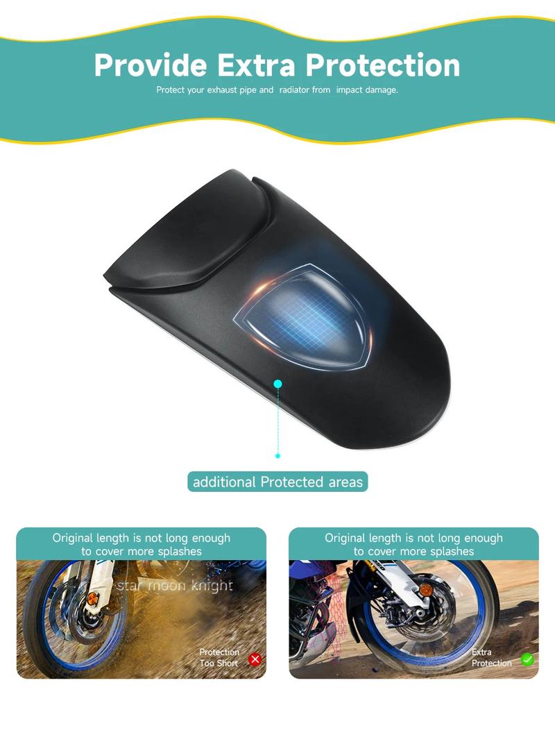Product Introduction of Motorcycle Accessories For Suzuki V-Strom 1050 DE 1050DE 2023 2024 Front Fender Mudguard Extender Mudguard 4