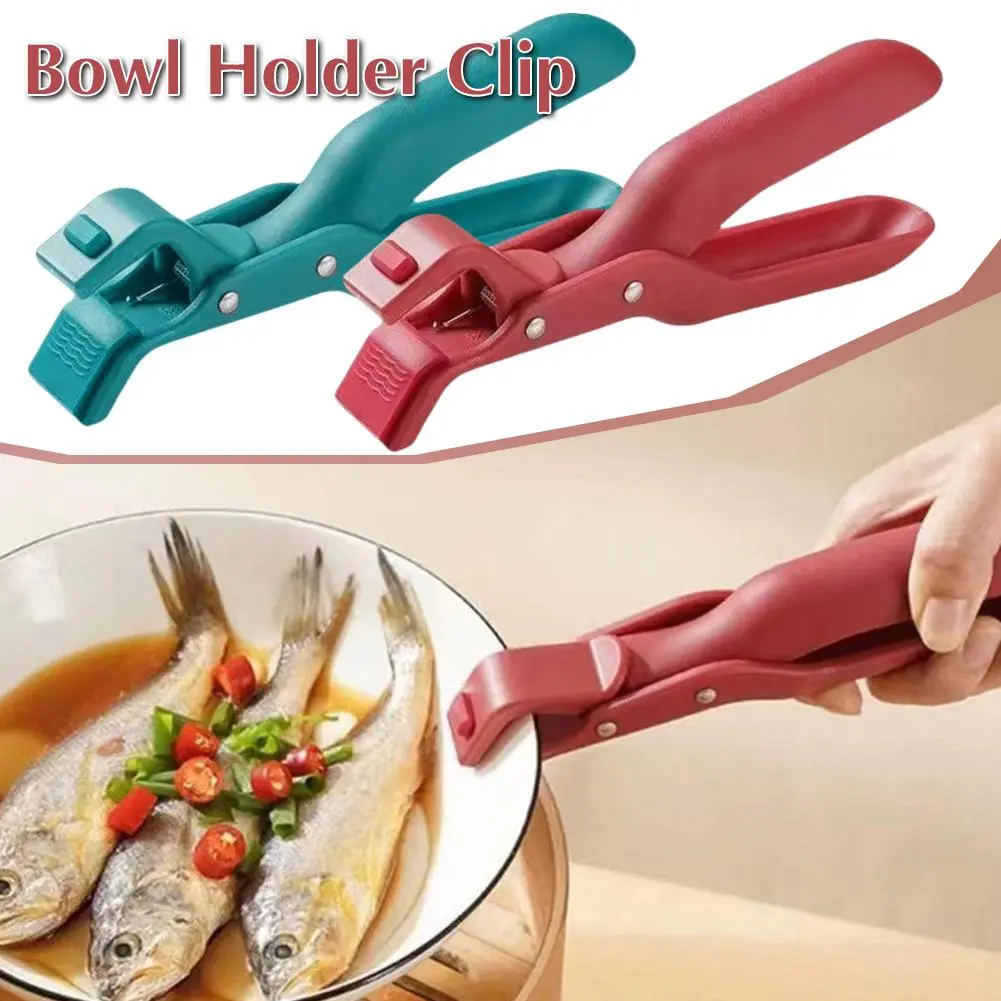 Dish Anti-Scalding Clip Non-Slip Silicone Bowl Clip For Kitchen