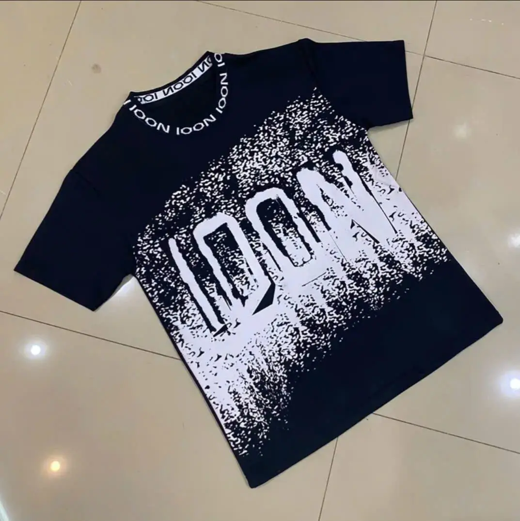 ÁO PHÔNG CỘC TAY NAM IN CHỮ ION VẨY SƠN HOTTREN.CHẤT VẢI MỀM MẠI THOÁNG MÁT
