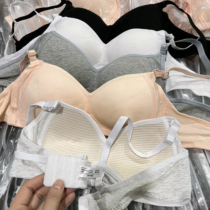Áo không gọng mút đệm mỏng chất cotton thoáng mát mềm mịn 026 Bra Nữ 2