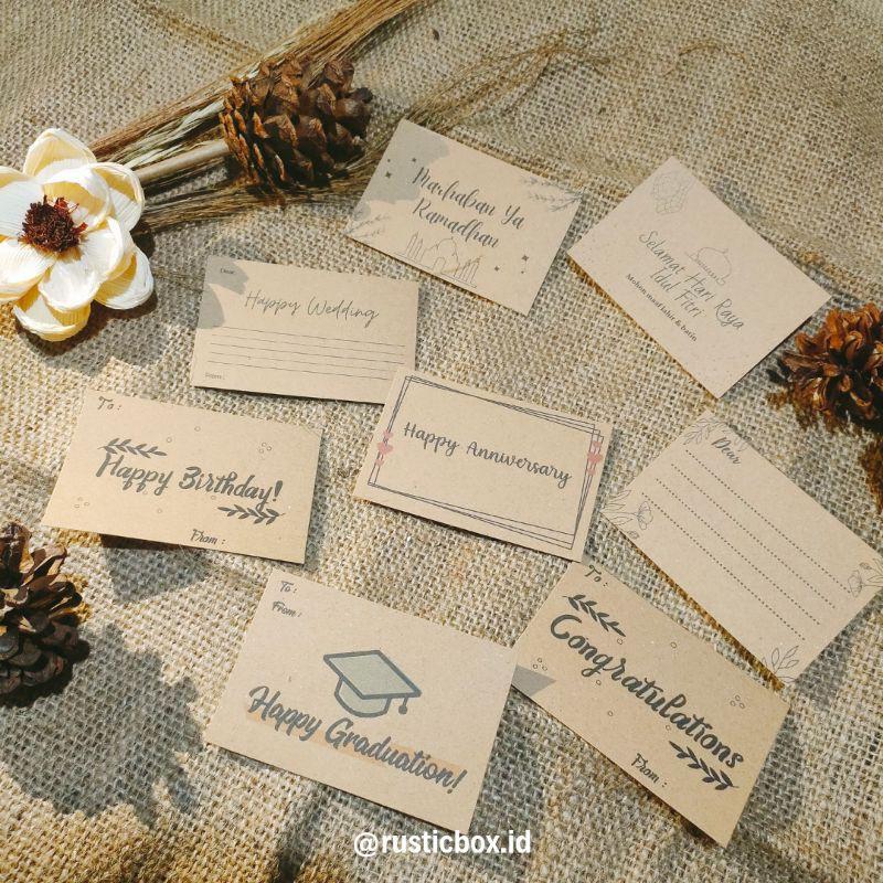 Extra Kartu Ucapan / Greeting Card 0