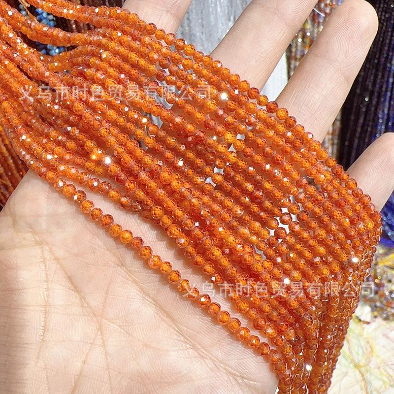 Product Introduction of Hạt pha lê Zircon, nhiều màu, Hạt chuỗi nhiều cắt, Vật liệu sản phẩm bán thành phẩm, Hạt chuỗi dài, Phụ kiện Thủ Công tự làm, Hạt 7