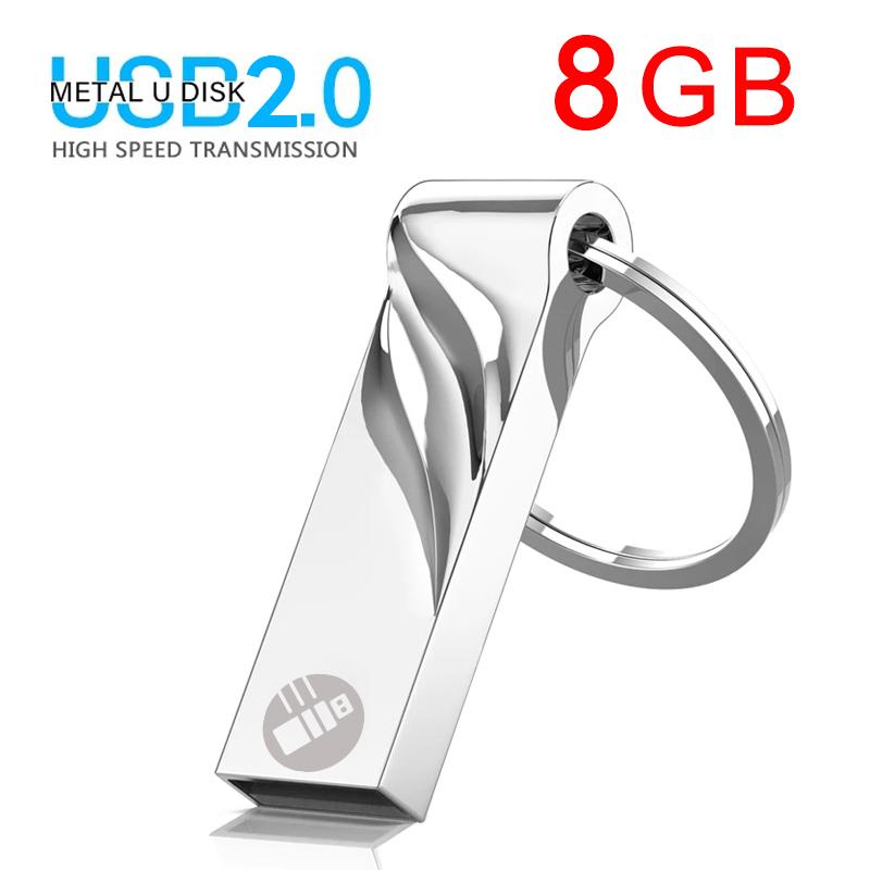 BU KING Pen drive 8GB 16GB 32GB 64GB 128GB high speed USB2.0 for computer cell phone metal mini pen drive 32GB USB flash drive 64GB 128GB 16GB 8GB 7
