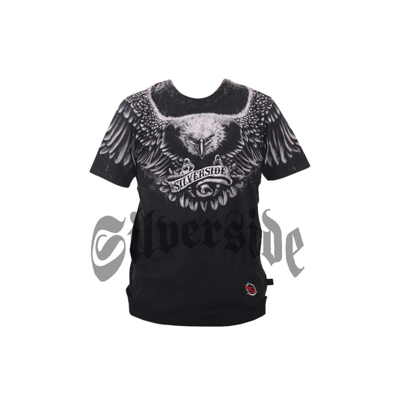 SILVERSIDE Falcon T-shirt / Kaos Distro Cowok/Baju Distro Cowok High Standar Vintage Casual Pria Katun 3