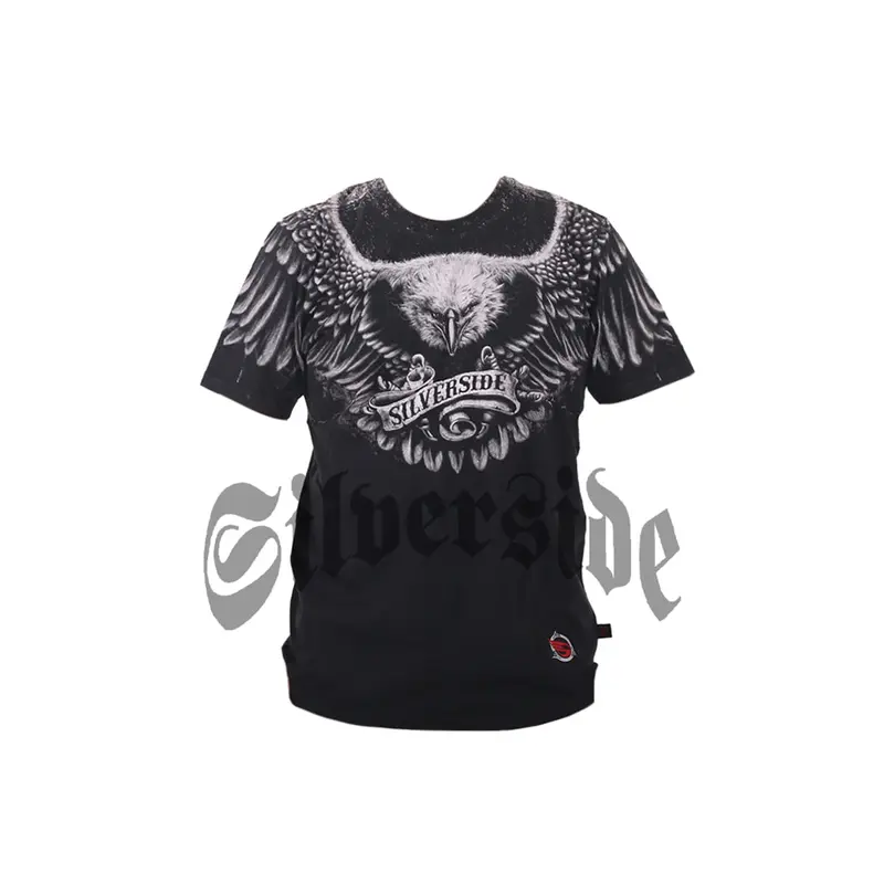 SILVERSIDE Falcon T-shirt / Kaos Distro Cowok/Baju Distro Cowok High Standar Vintage Casual Pria Katun 3