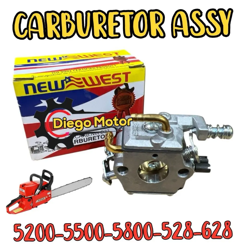 5200 5500 5800 Carburator karburator New est mesin chainsaw senso mini 2tak 528 588 628