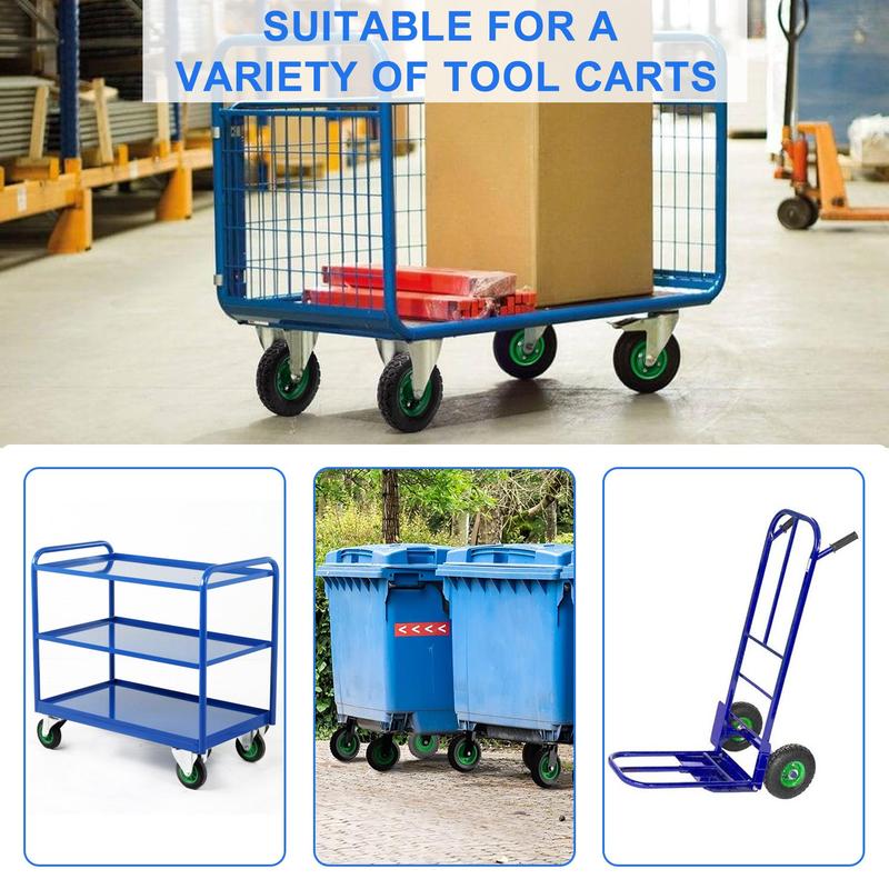 Vận chuyển nước ngoài,Lốp Bơm Hơi Chống Mài Mòn, Bánh Xe 6 Inch, 150Mm, Xe Đẩy Cấp Công Nghiệp, Bánh Xe Đẩy, 250Kg, 36psi 8