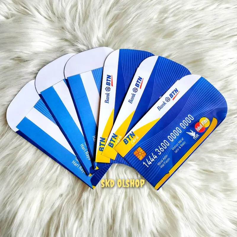 amplop ampau lebaran Atm uk medium isi 100 lembar karakter