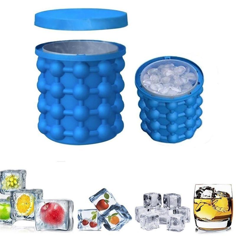 Alladinbox Silicone Ice Cube Trays - Blue : Target