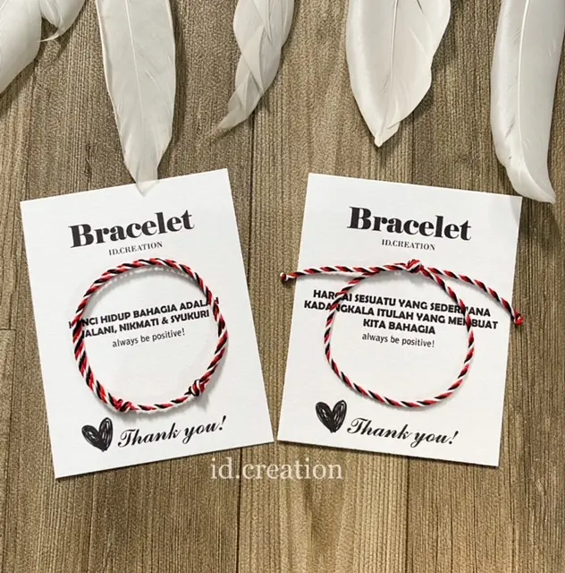Gelang Tridatu Polos Gelang Tali Ulir Murah Bracelets Benang Bali 0