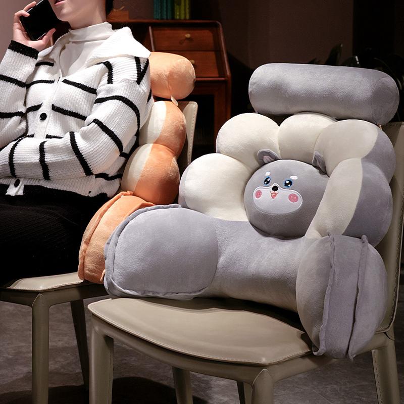Product Introduction of Flower Office Waist Cushion Cushion Waist Support Long-Sitting Artifact Waist Support Pillow Chair Sofa Seat Back Cushion 17