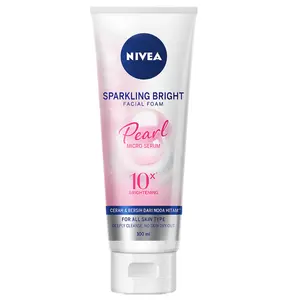 NIVEA Facial Foam Sparkling Bright 100ml - Mencerahkan & mengenyalkan kulit wajah