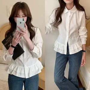 Kemeja Wanita LAURA Basic Polos Layer Korean Style
