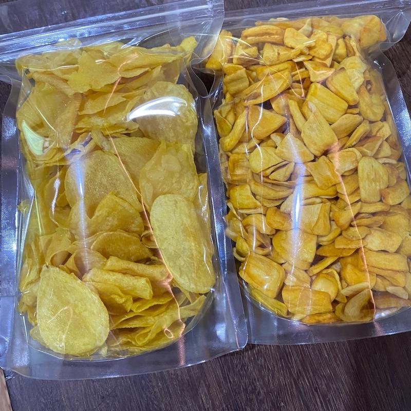  Combo2 Túi  500g Mít Sấy Vụn và 300g khoai Lang Sấy Giòn Ăn Vặt 