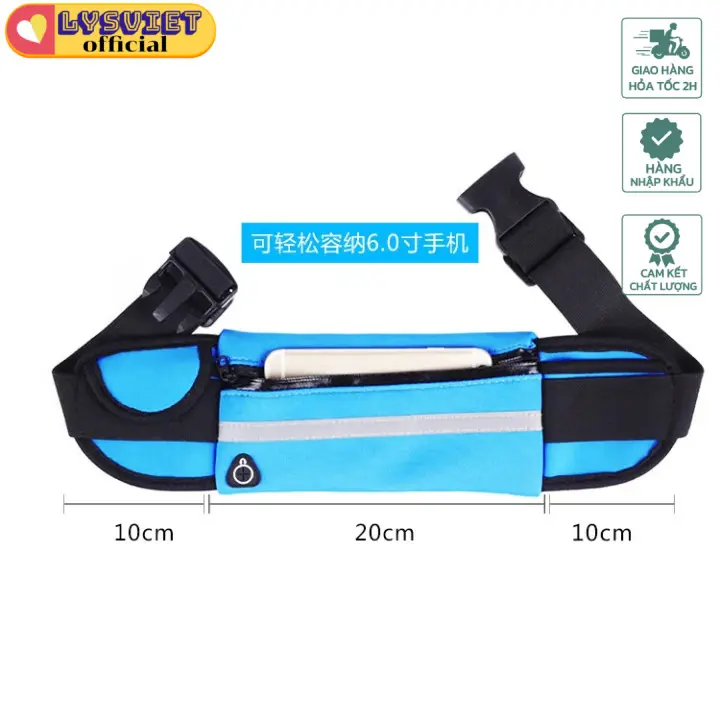 Túi đeo thắt lưng chạy bộ đạp xe thể thao Waist bag belt bag running 2