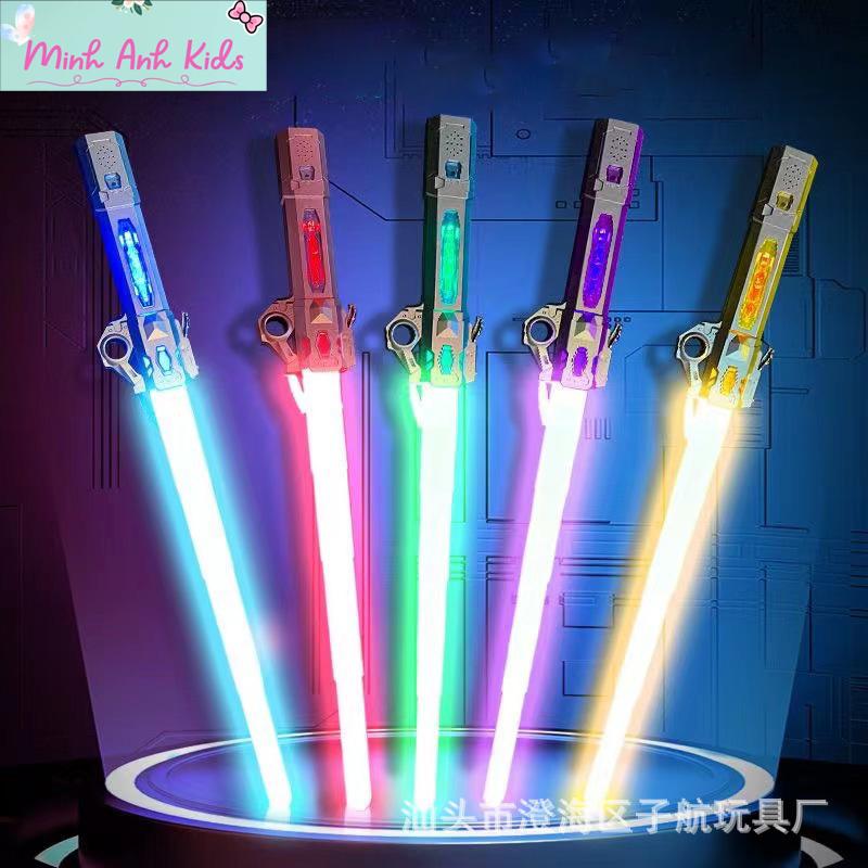  Đồ Chơi Ánh Sáng Phiên Bản Mới Có Đèn Led Sáng âm thanh Nhiều Màu Dùng Pin Tặng 2 Pin 