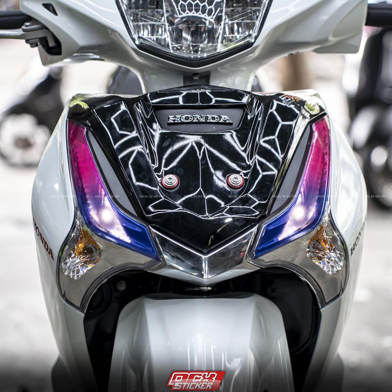 ( 1 Cặp ) Film Dán Đèn DEMI Xe FUTURE LED 2018-2024 Nhãn Dán