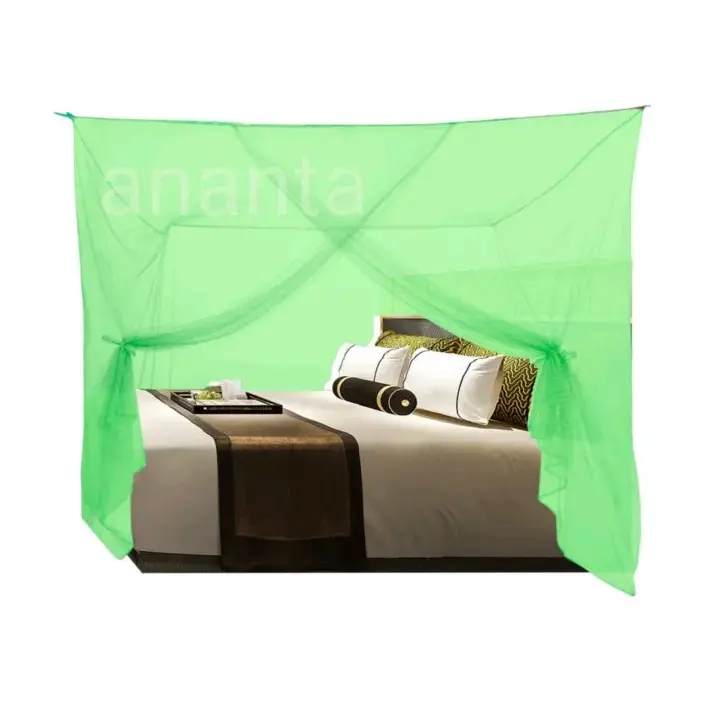 Kelambu Tidur Anti Nyamuk Polos & Bunga Ukuran 120x200, 180x200, 200x200  Sudah Dirakit Mosquito Nets windproof dicuci dengan tangan saja 2