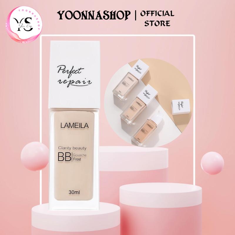 Kem Nền Che Khuyết Điểm BB Cream Lameila Perfect Repair Light Concealer Foundation Cosmetic Mỹ Phẩm - A237
