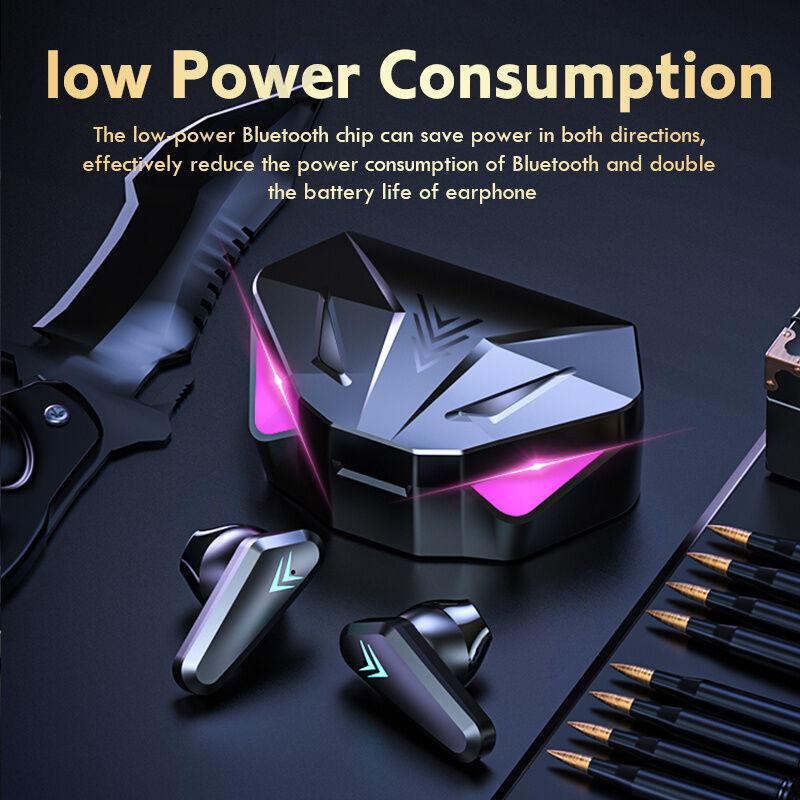 Tai Nghe Nhét Tai Nghe Chơi Game, MIXTONE X15, Tai Nghe Không Dây, Bluetooth 5.0, Độ Trễ Thấp, Điều Khiển Cảm Ứng, Khử Tiếng Ồn, Có Micro 1