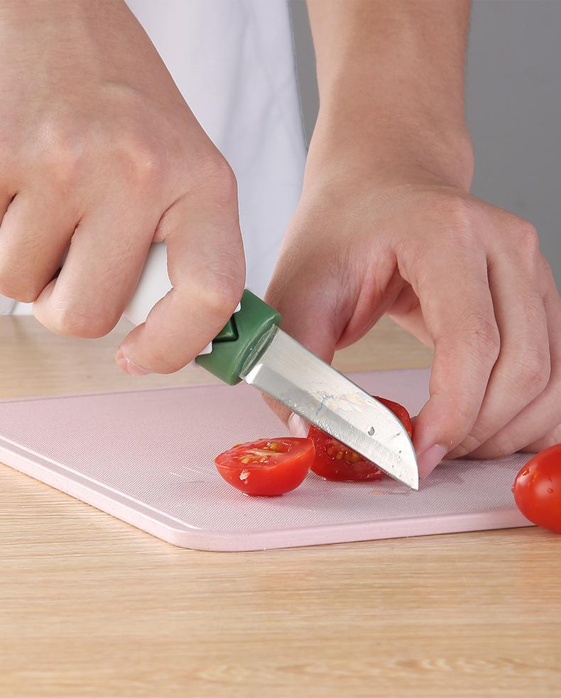 Product Introduction of Multifunctional Peeler Double-Headed Fruit Knife Stainless Steel 2-in-1 Portable Safe Mini Knife Peeler Wholesale 13