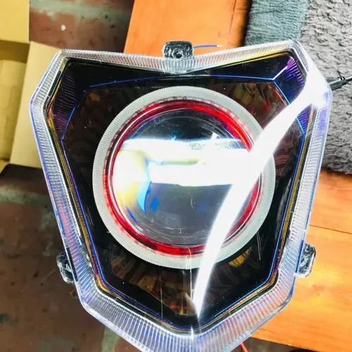 Đèn xe điện xmen 3.0 mắt quỷ vòng 3D hỗ trợ lắp