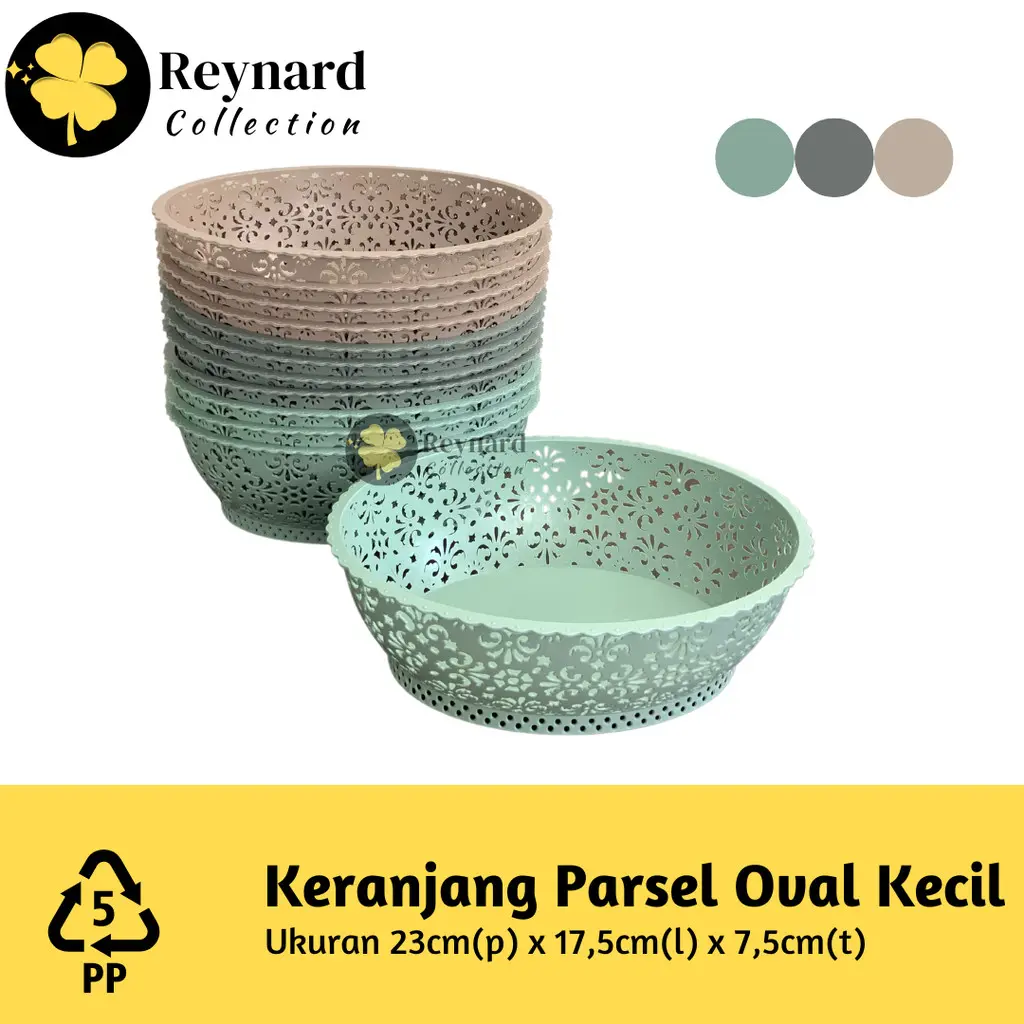 Keranjang Hampers Oval Keranjang Oval Serbaguna Keranjang Hampers Kecil  Parcel 23,5x17x7,5 High Quality