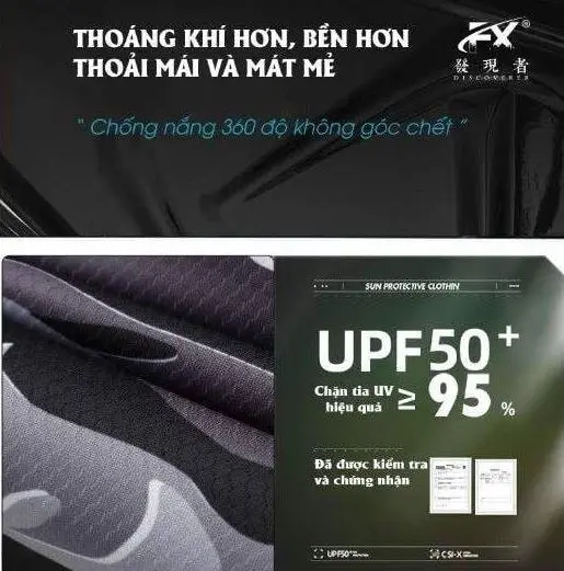 Áo câu cá thời trang chống nắng F03 đen trắng đủ size từ 50-85kg - Áo đi câu chất liệu chống tia UV cao cấp D Danido Sport 7