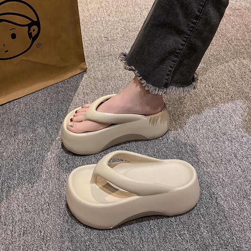 Hàng Loại 1 Dép Xỏ Ngón 7cm Chống Trượt Thời Trang Mùa Hè Tăng Chiều Cao Chống Trượt Cho Nữ <Mã 1> DéP GiàY