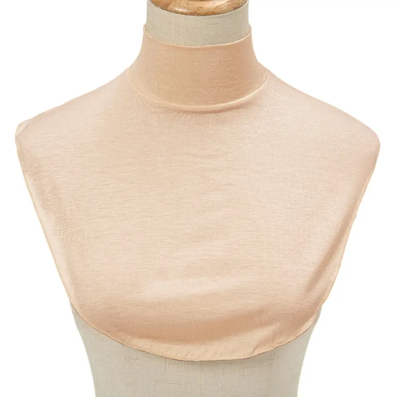 Modal Neck Cover Eid Hijab Cover Headwrap Full Fake Collar High Collars Fake Turtleneck Collars Detachable Extensions Mock Neck Cover for Women