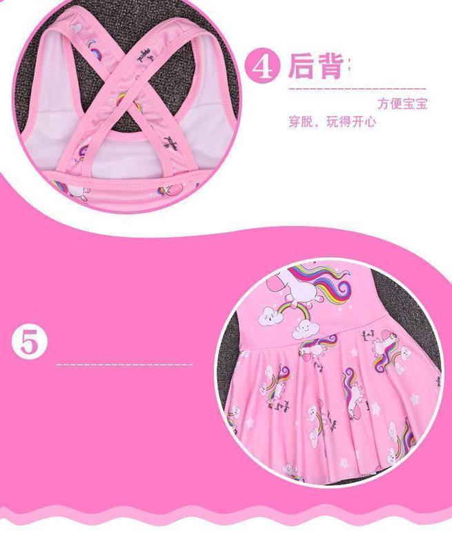 Product Introduction of Snowyprincess Children's Swimsuit Girls' Quick-Drying One-Piece Medium and Big Children 2024 New Girls' Western Style Skirt Swimming Suit 5