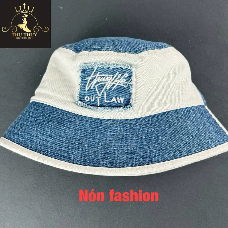 Mũ couple - Nón đôi - Nón cặp trắng xanh (jean) phong cách thời trang dành cho cặp đôi (1 kết + 1 vành) caps hat 2