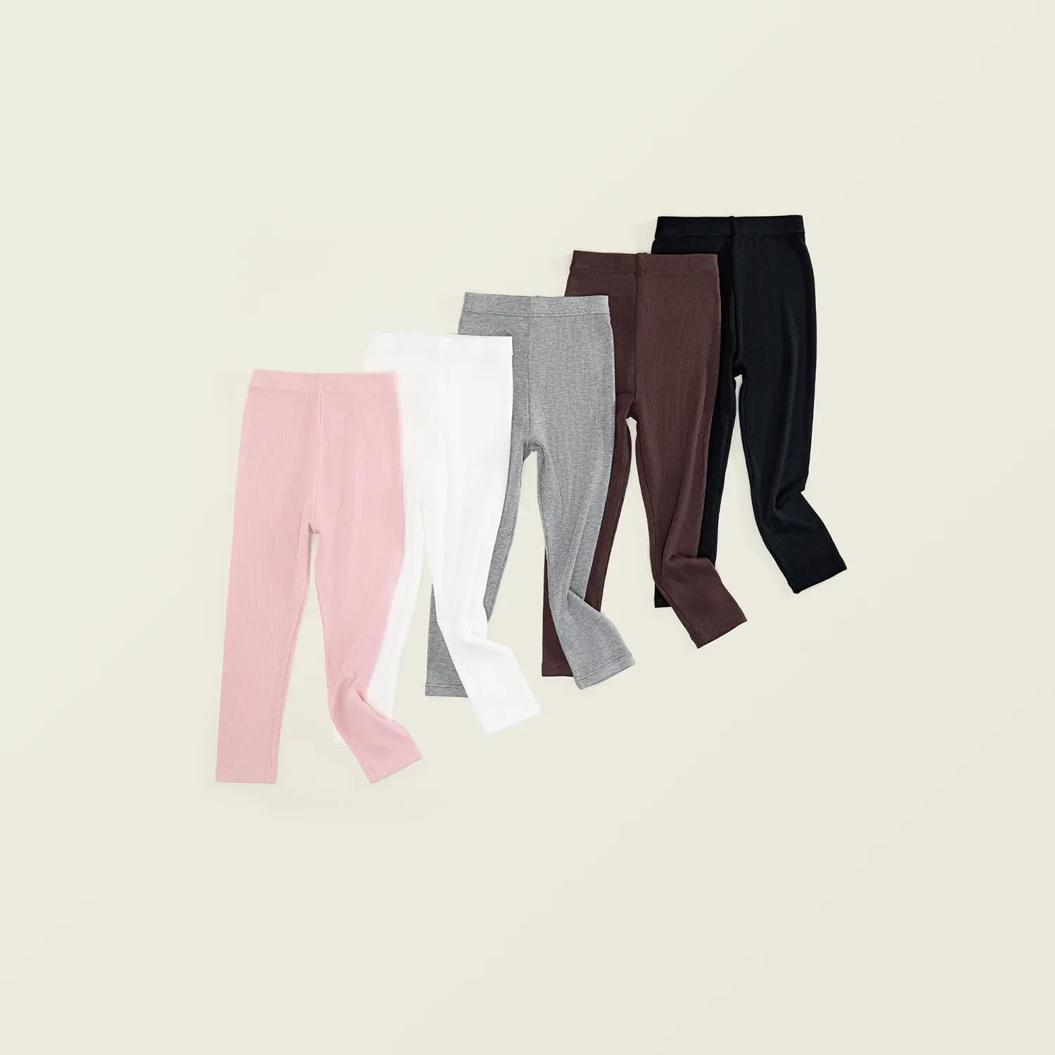1 Girls' Korean-Style Stretch Slim-Fit Trousers Spring and Autumn New Children Pit Corduroy Leggings