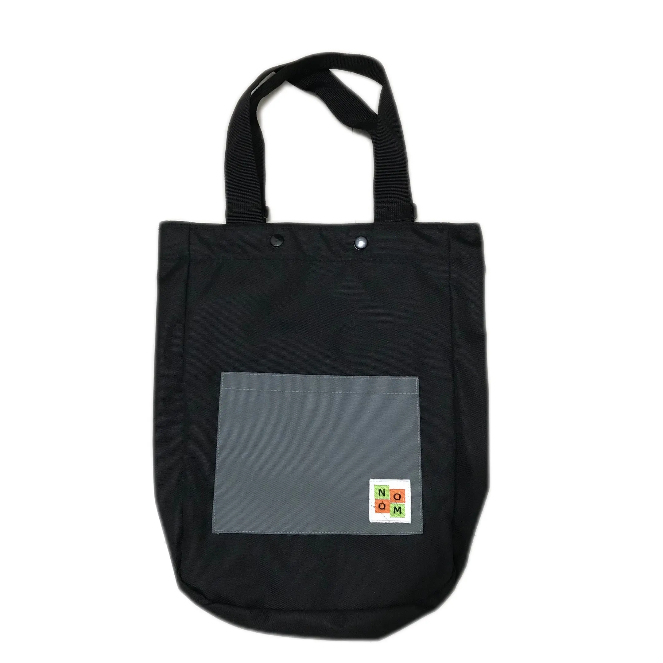 Noom Studio Barlow 2in1 Totepack Tote Bag & Backpack Codura Minimalis Unisex Pria & Wanita Hitam Abu Abu (Black Grey)