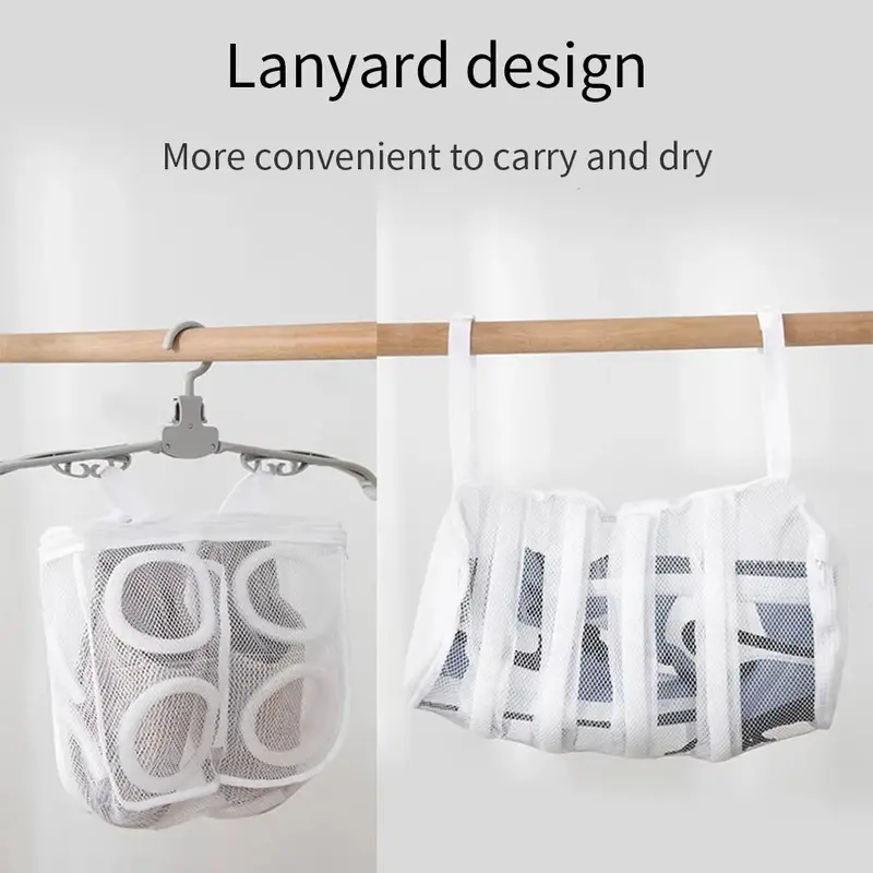 Washing Shoes Mesh Bag Washing Machine Special Laundry Shoe Protector Anti-deformation Drying Bag Travel Shoe Storage Bags 1