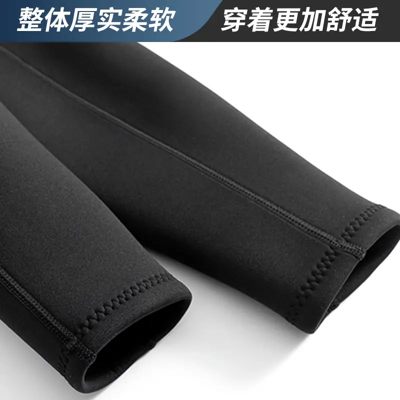 Bộ đồ lặn với ống thở, dành cho nam giới, Chống thấm nước toàn thân, Chuyên nghiệp, Thích hợp để lặn sâu và lặn ướt, Lớp phủ ấm 3mm, Quần áo lướt sóng, Bộ đồ lặn đầy đủ 4