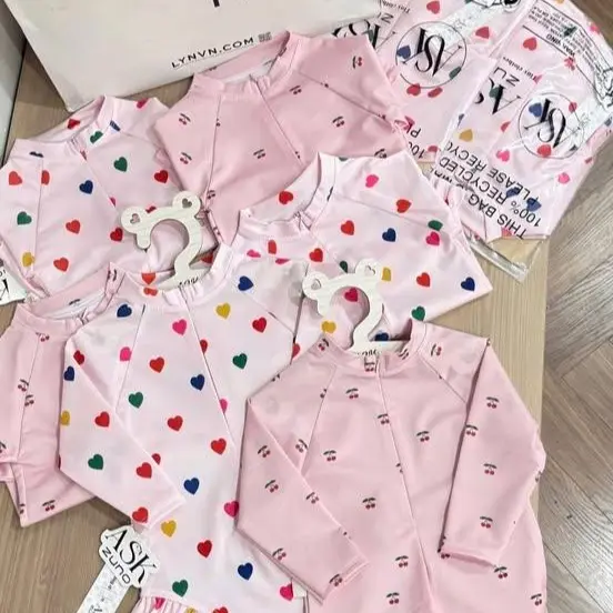 Bộ đồ bơi cho bé gái Set 2, chuẩn bị cho mùa du lịch