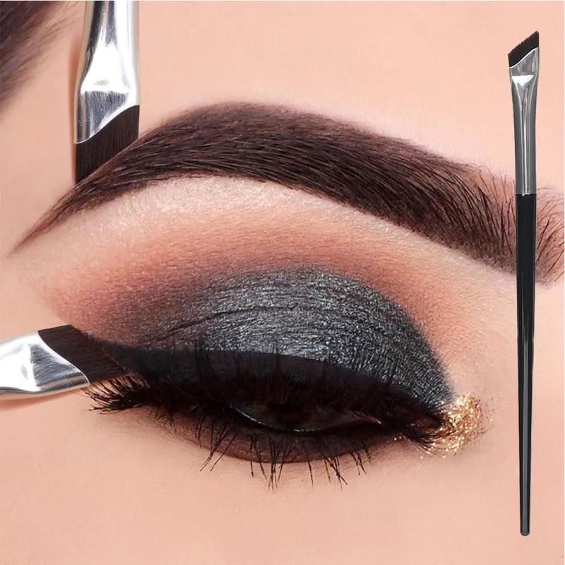 Product Introduction of Flat Eyebrow Brush Upgrade Eyeliner Brush Ultra Thin Eyebrow Makeup Flat Brush Brush Place G3T9 37