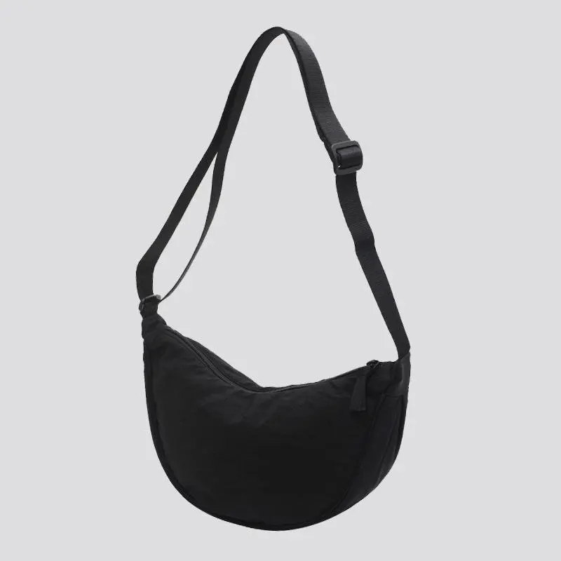 กระเป๋าเกี๊ยวไนลอนกันน้ำ กระเป๋าสะพายข้าง unisex กระเป๋าสะพายไหล่ ลำลอง แฟชั่น